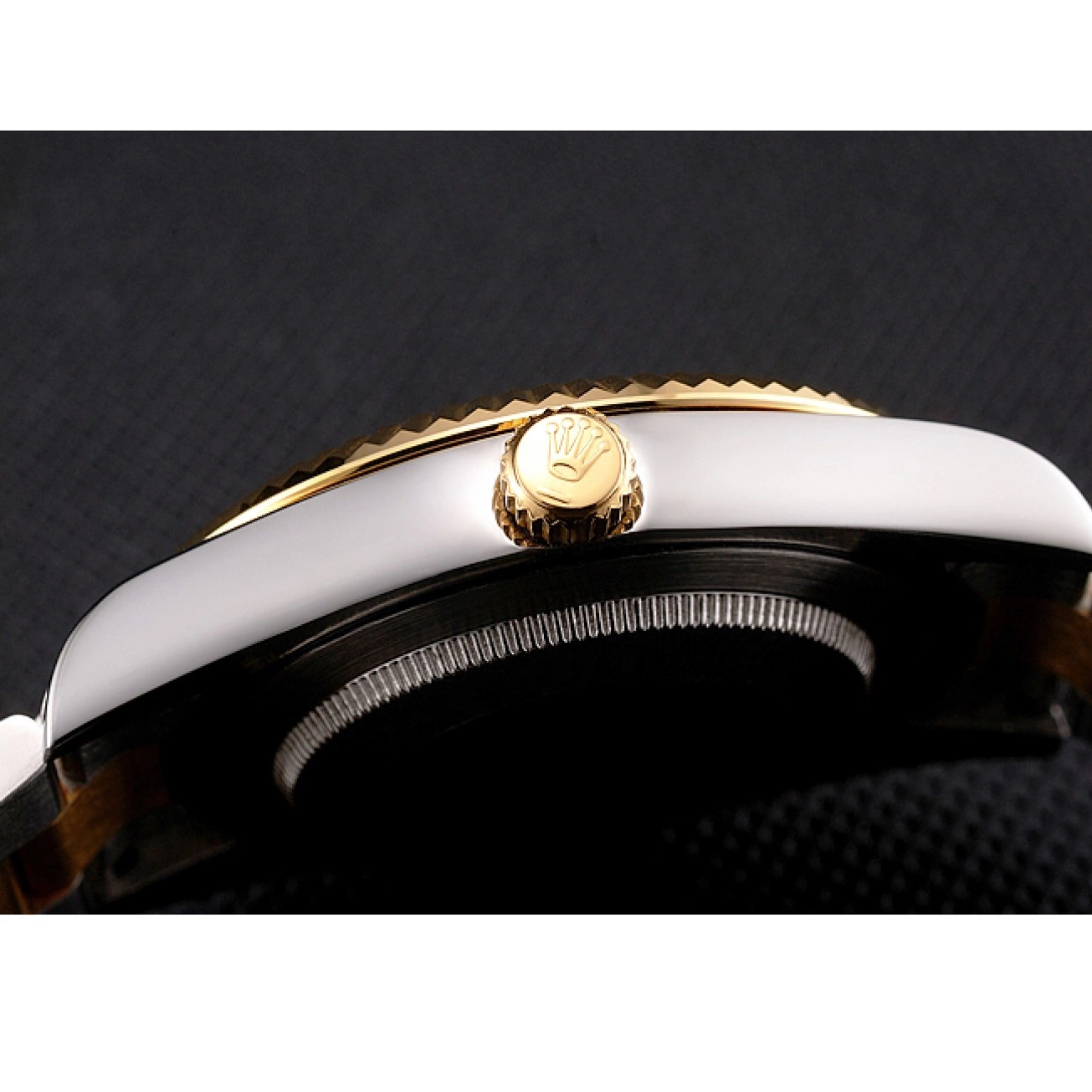 Aaa fake watches Datejust Bracelet Two Gold Case Bezel Tone Swiss Dial And Steel Rolex Stainless 0820